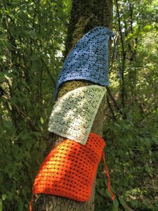 Gestrickte Kopftücher