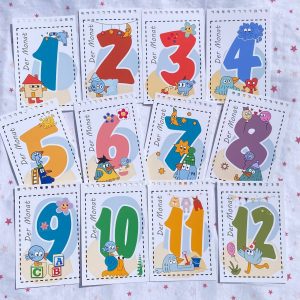 Karten für ein Fotoshooting Baby