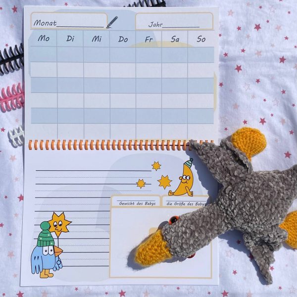 Kalender mit Aufklebern für Mütter