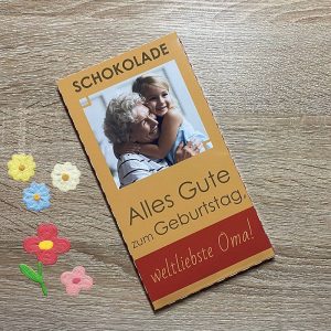 Персоналізовані шоколадки із фото для бабусі замовити в Німеччині (Лепциг)