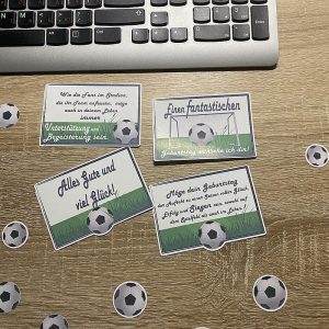 Наліпки-вітання футбольному фанату