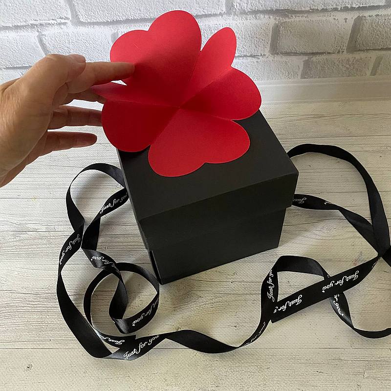 Schwarze Explosionsbox 12,5х12,5х12,5cm ohne Foto – Bild 4