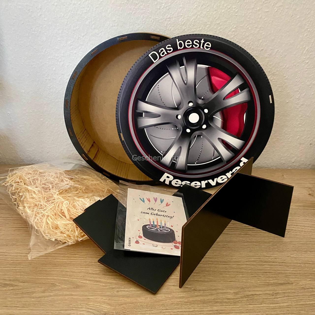 runde Geschenkbox