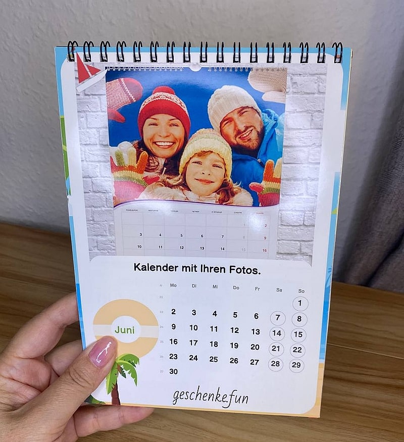 Календарі із фото замовити в Німеччині в Лейпцигу