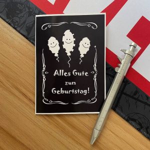 Glückwunschkarte zum Geburtstag