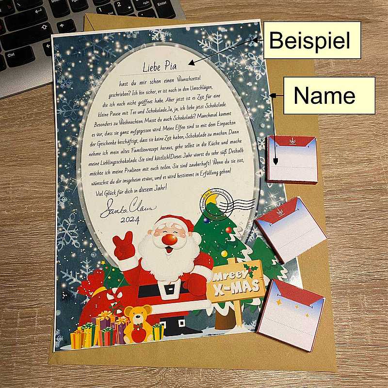 Personalisierter Brief vom Weihnachtsmann L – Bild 5
