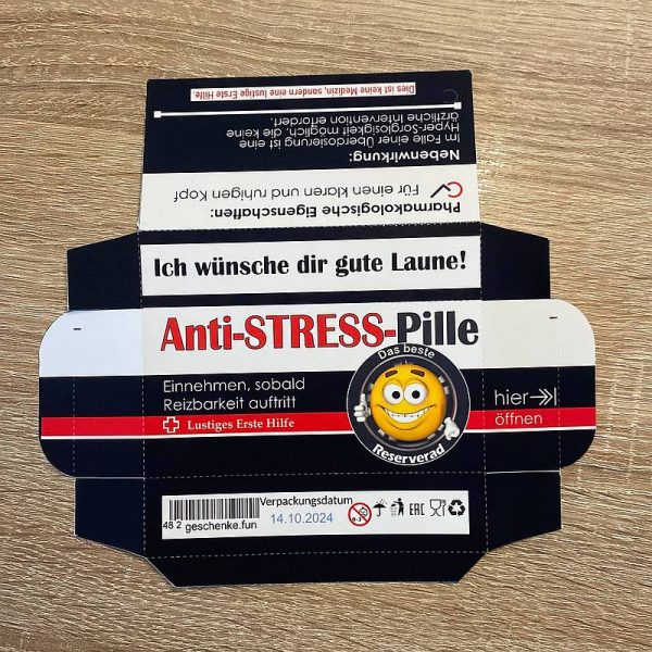 Anti-STRESS-Pille (Das beste Reserverad)