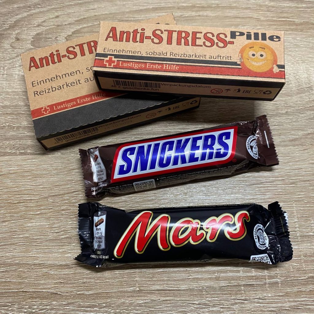 Schachtel Süßes Erste-Hilfe-Set Anti-Stress kaufen in geschenkefun