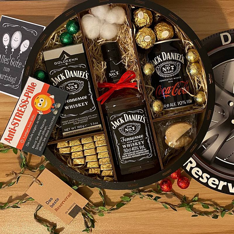 Geschenkboxen mit Alkohol