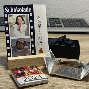 Personalisierte Schokolade mit Foto