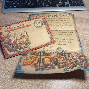 Beispiel für einen Brief in deutscher Sprache auf Kraftpapier