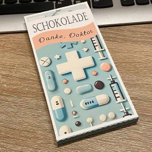 Schokolade „Danke, Doktor“
