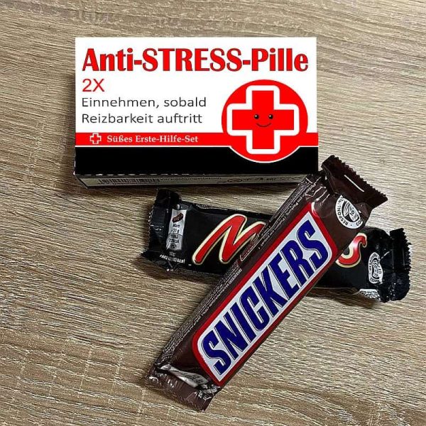 Anti-Stress-Pille 2X Süßes Erste-Hilfe-Set