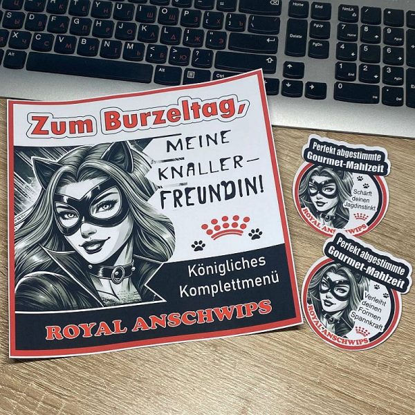 Aufkleber zum Verschenken an Freunde