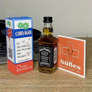 Der Schachtel CORVAGOL mit Jack Daniel’s (0,05 l)