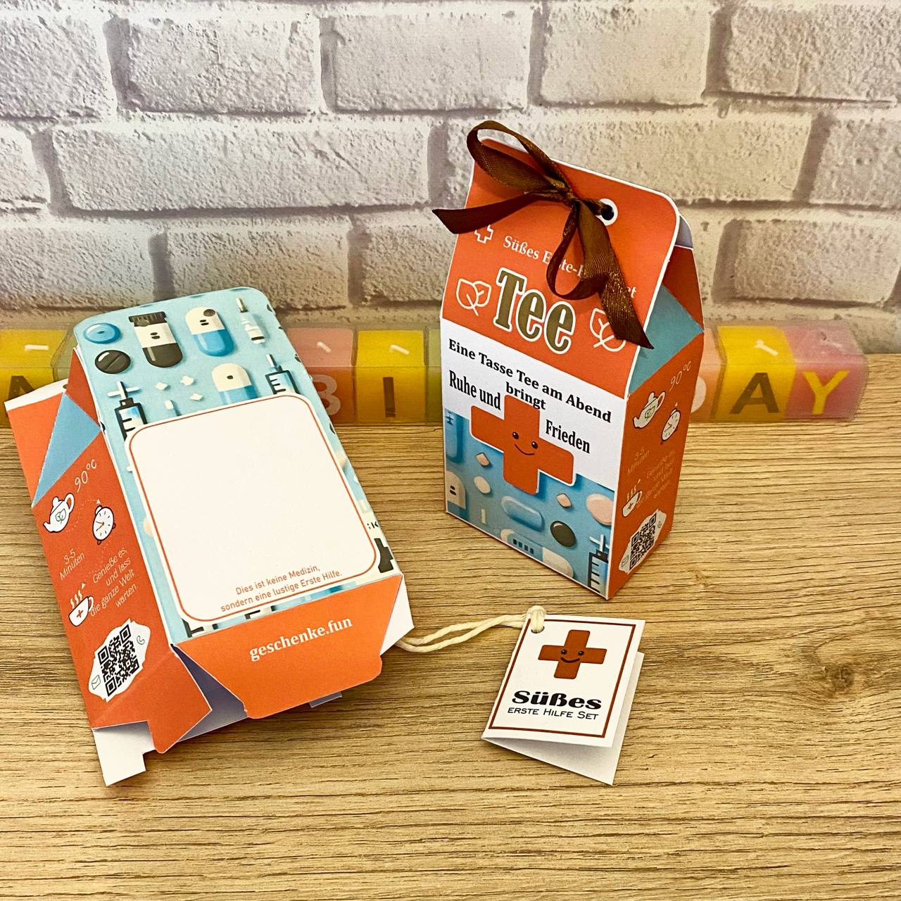 Geschenkboxen im medizinischen Design