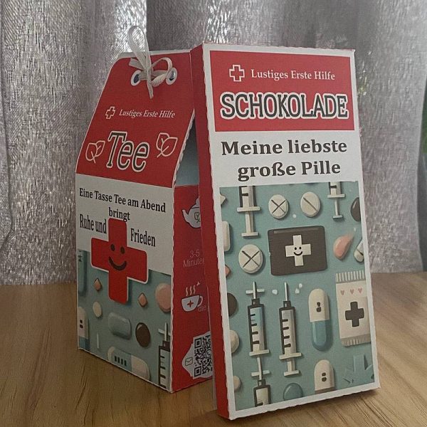 Verpackung im Apothekendesign