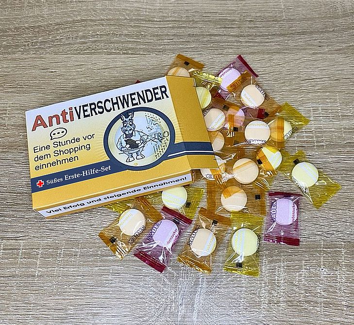 AntiVERSCHWENDER lustiges Geschenk