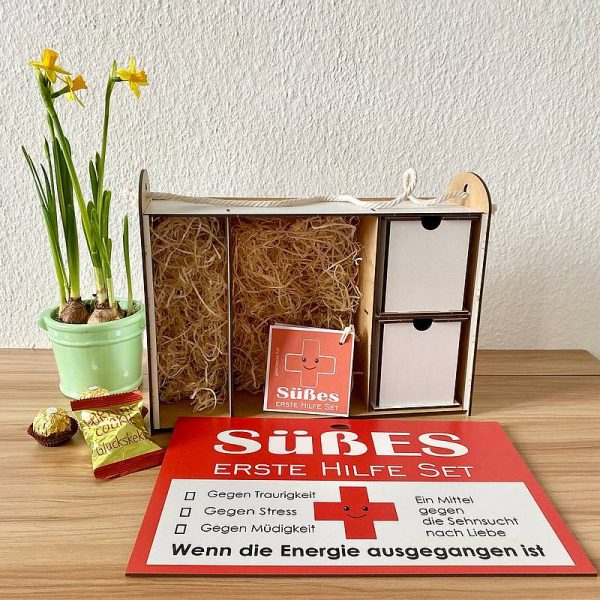 Box für Geschenke „Süße Erste Hilfe“ 33х21х10 cm