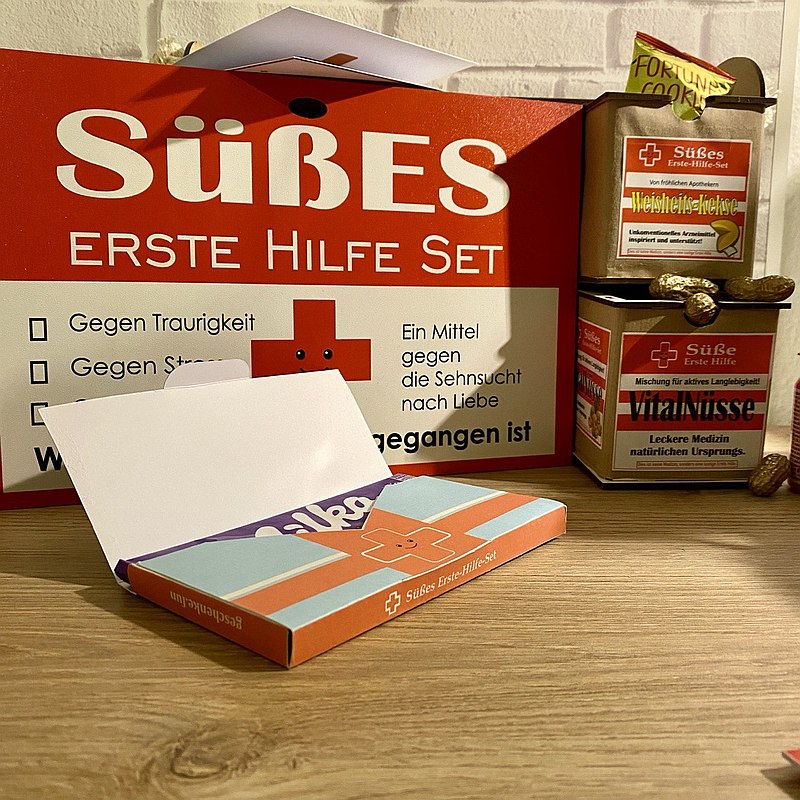 Geschenkboxen im medizinischen Design