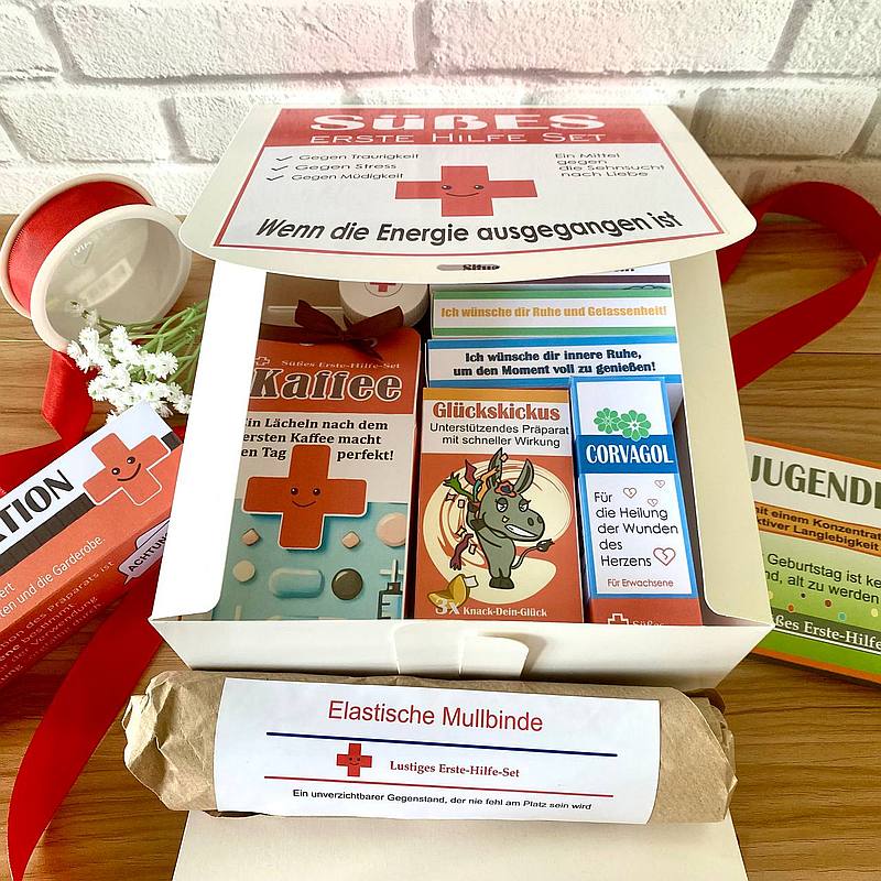 Süßes Erste-Hilfe-Set