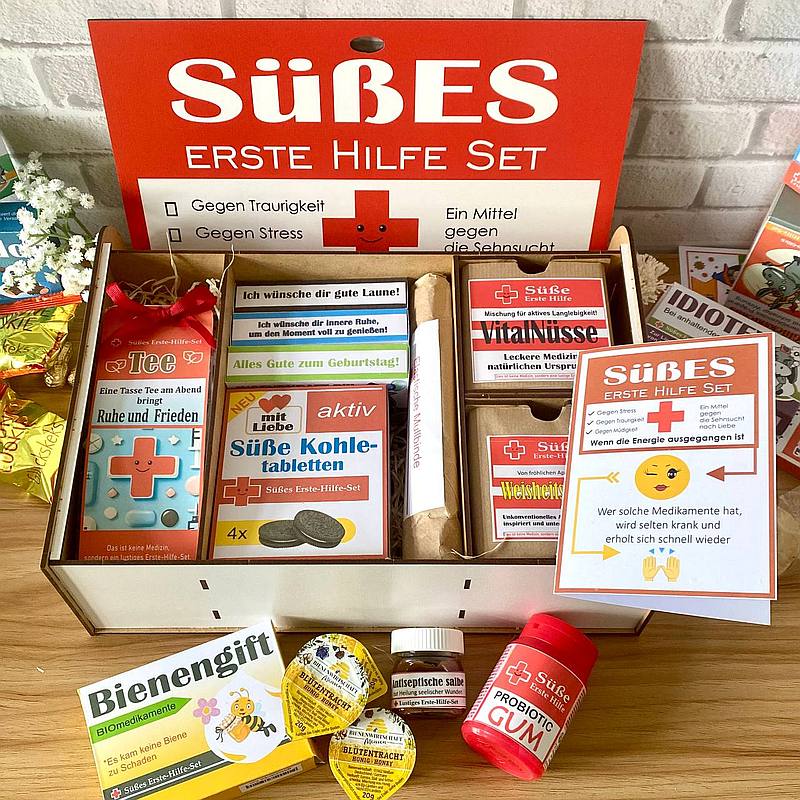 Süßes Erste-Hilfe-Set №3 Honigzucker Bonbons – Bild 3