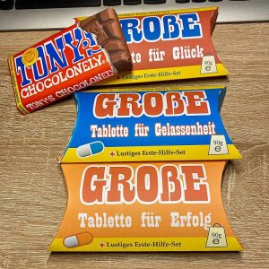 Eine große Pille für das Glück