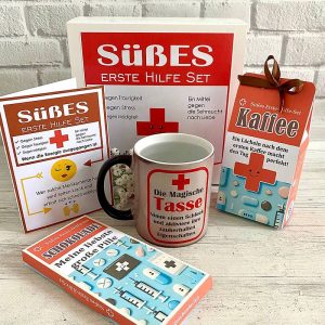Geschenke für Freunde mit einer Tasse