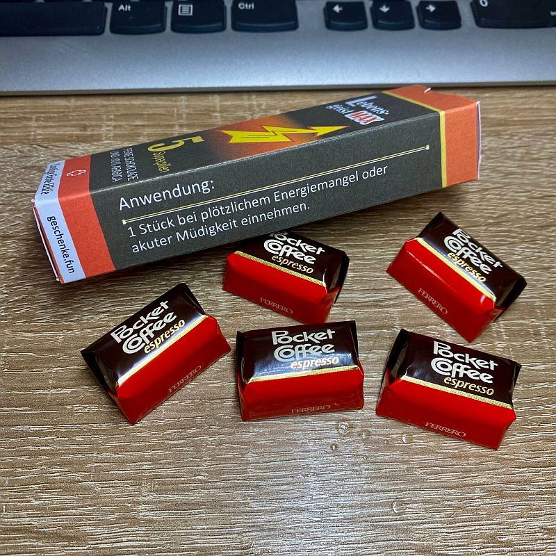 Süßigkeiten in Apothekenverpackung