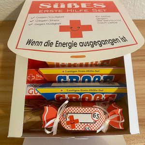 Süßigkeiten in Apothekenverpackung