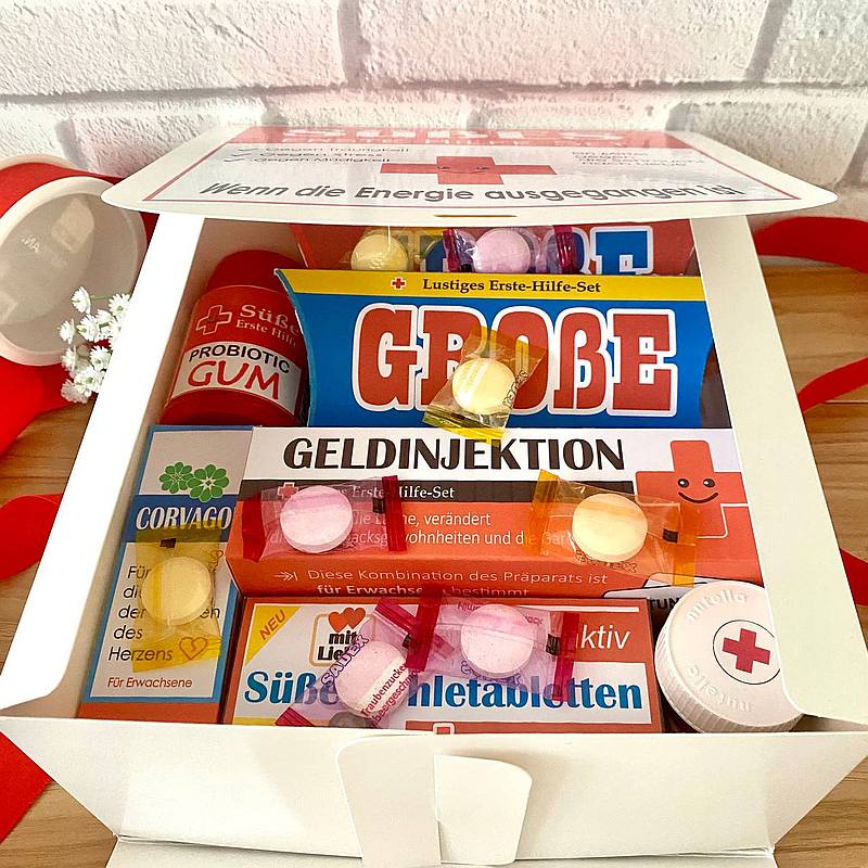 Geburtstagsgeschenk Süßes Erste-Hilfe-Set