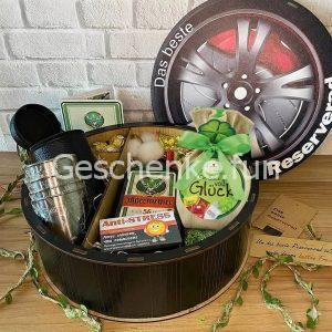 Die besten Geschenkboxen für Männer. Das beste Reserverad №8 für viel Glück