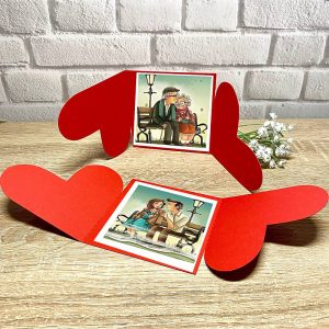 Valentinstagskarte mit Foto