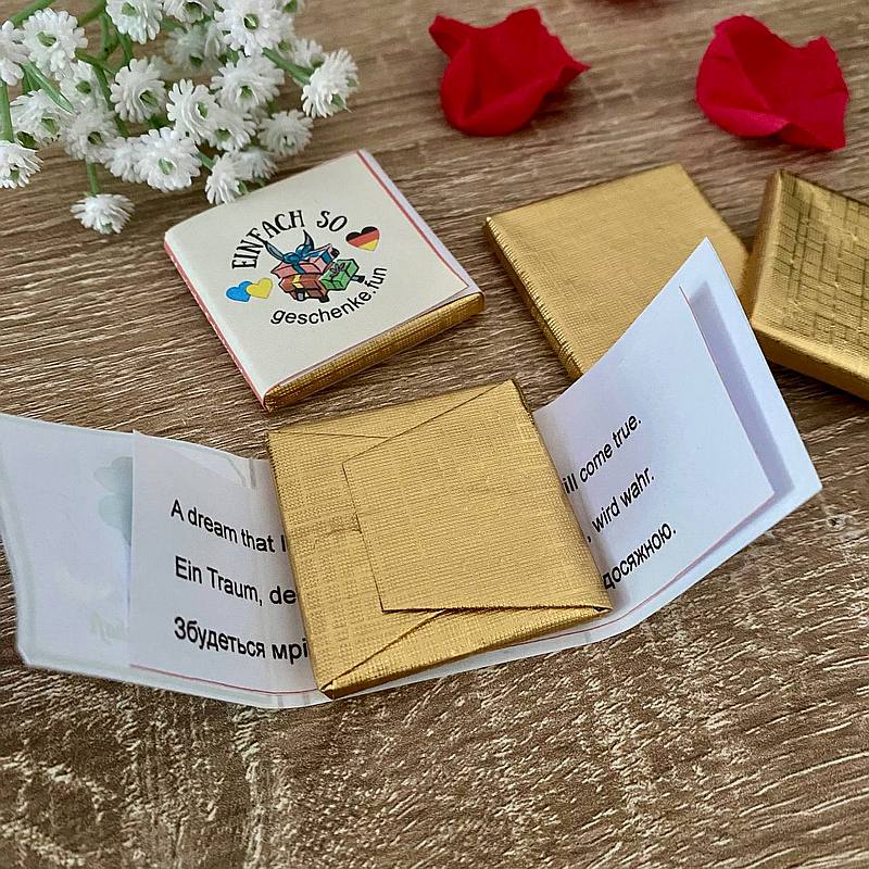 Kleine Pralinen mit Vorhersagen kaufen