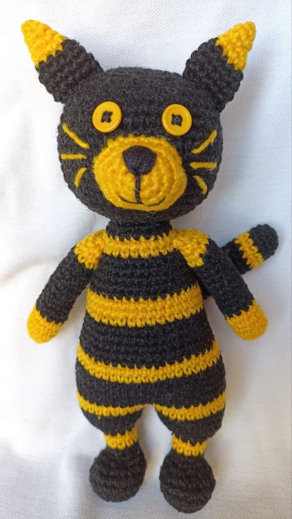 Amigurumi Schwarze Katze