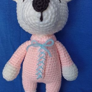 Amigurumi Bär im Schlafanzug
