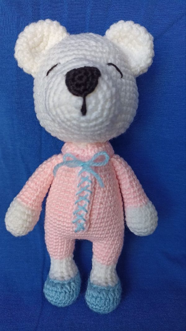 Amigurumi Bär im Schlafanzug