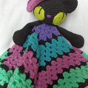 Kuschel schwarze Katze – Mama-Dufttier für Babys