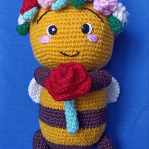 Amigurumi-Biene.