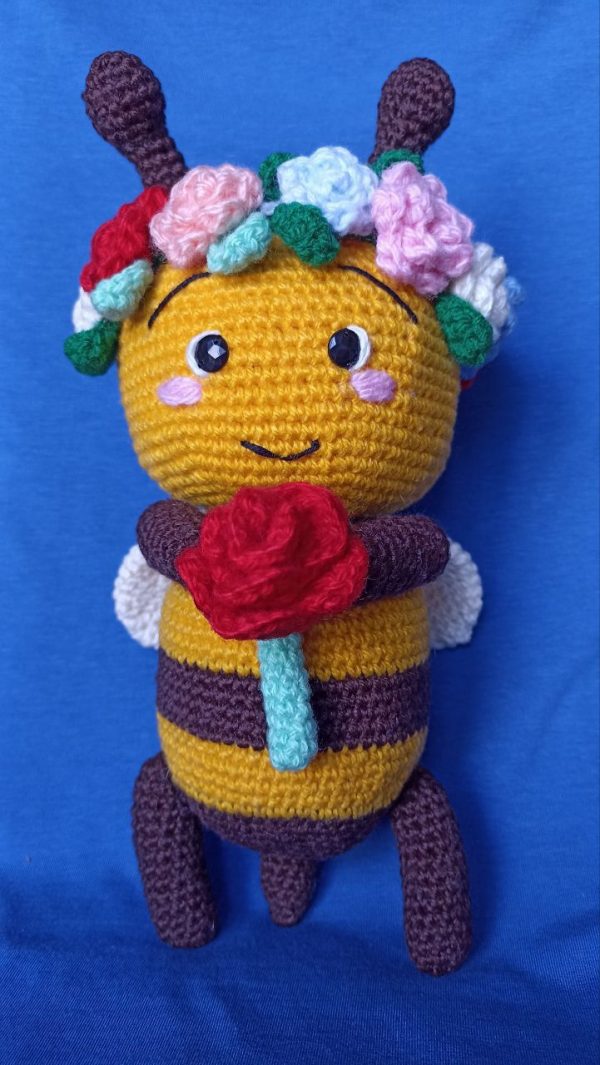 Amigurumi-Biene.