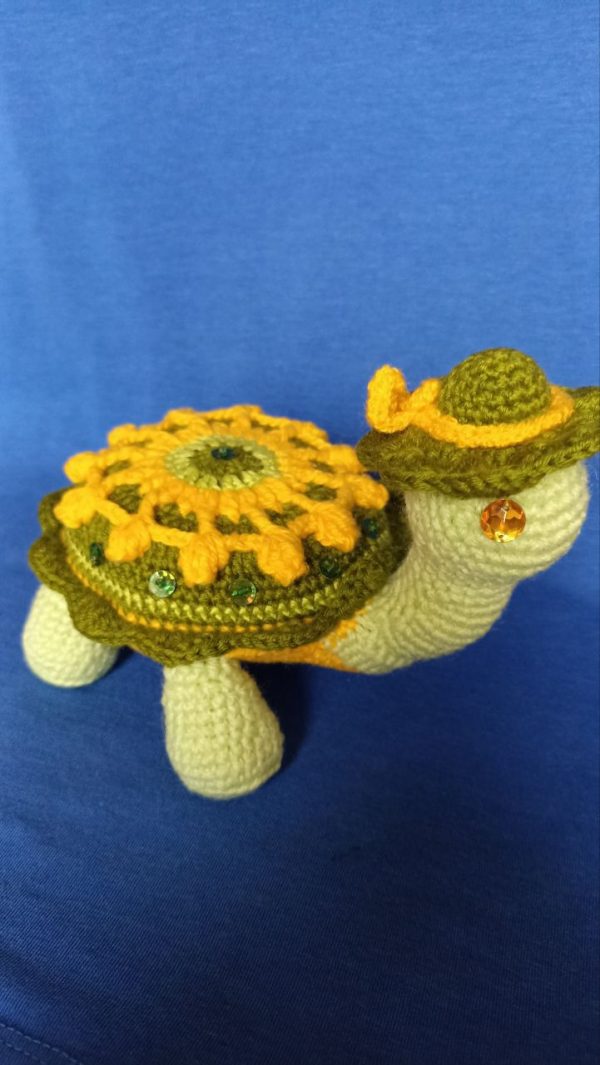 Amigurumi Schildkröte „Prinzessin Perline“
