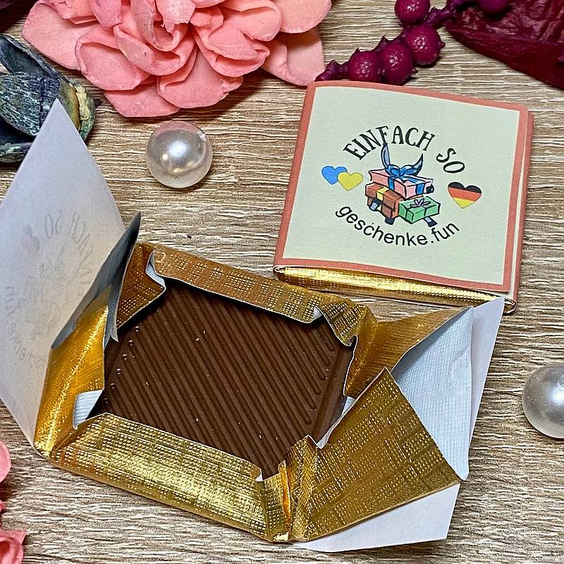 Markenschokolade mit Logo und Vorhersage – Bild 3