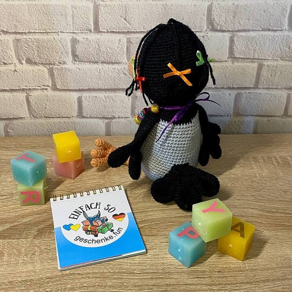 Amigurumi Krähe