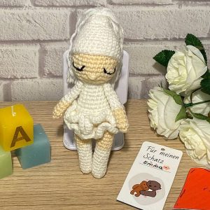 Amigurumi Balletttänzerin.