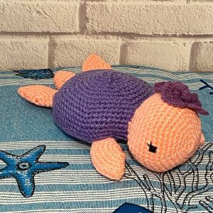 Rosa Amigurumi Schildkröte