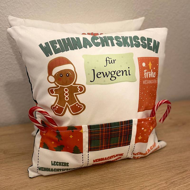 Personalisiertes Kissen