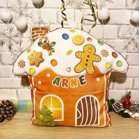 Іменна подушка будиночок