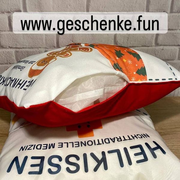 Weihnachtsgeschenkkissen mit Taschen – Bild 3