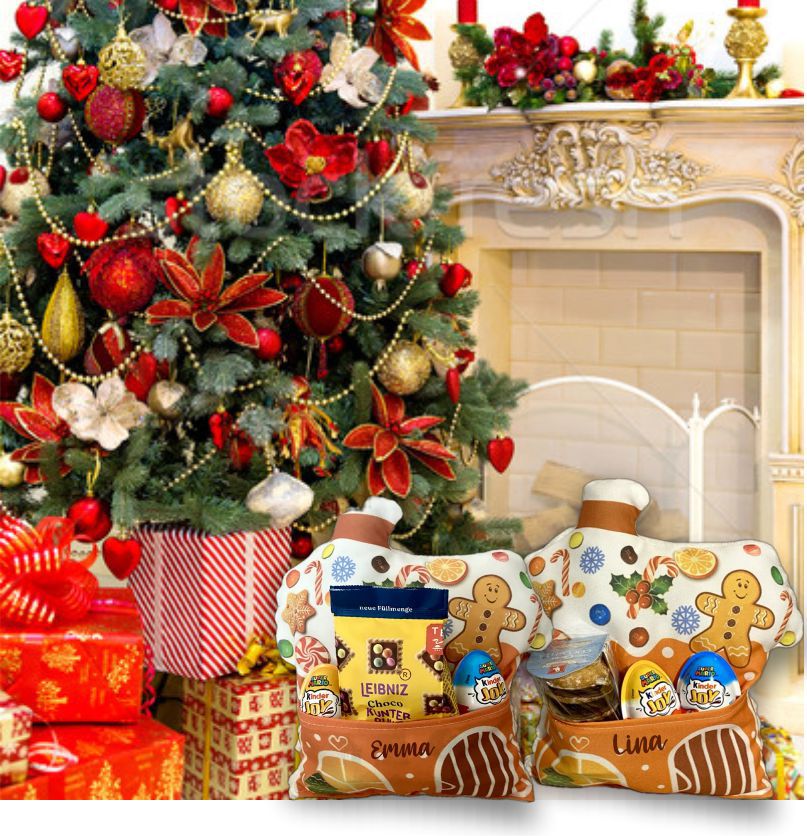 Kissen-Häuschen mit Taschen