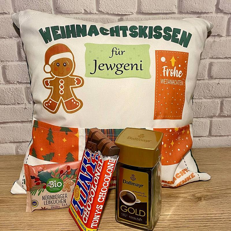 Personalisiertes Kissen